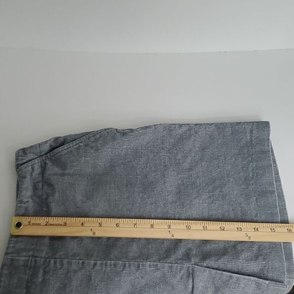 Esprit Grey Corduroy Mini Skirt with Pockets Size Small - Picture 9 of 9
